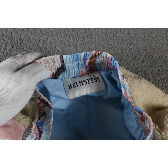 New HELMSTEDT Pants Medium Multicolor Paisley Print Off-White Suave Lounge Teddy - Picture 4 of 7